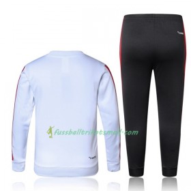 Kinder AC Mailand Sweatshirts Anzüge 2017-18 Weiß